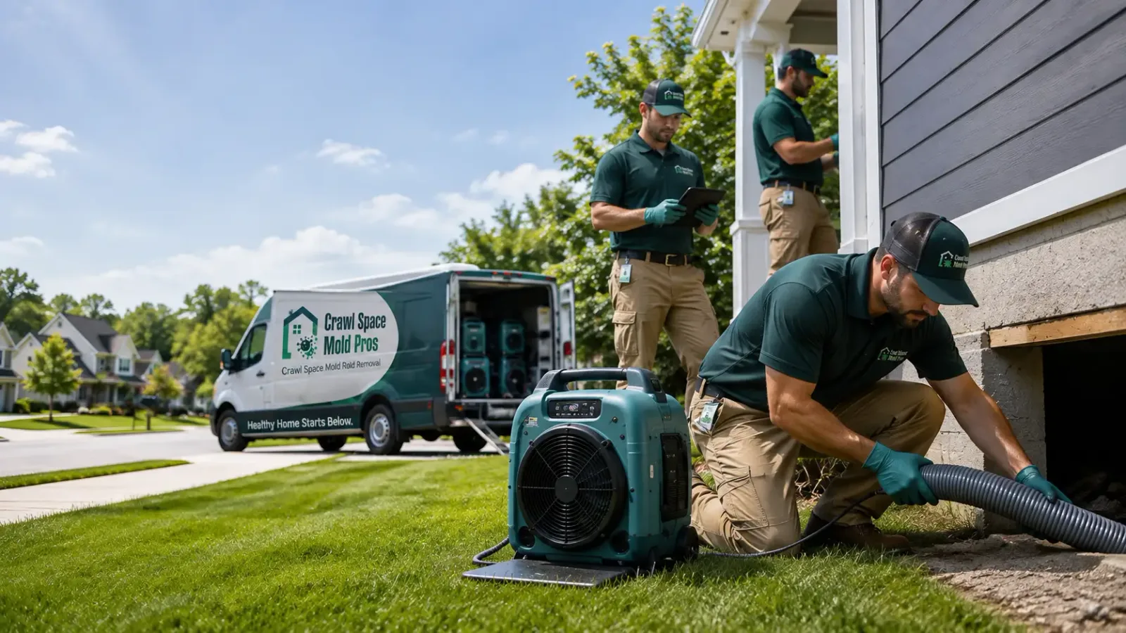 Crawl Space Mold Removal in Hillsboro, OR